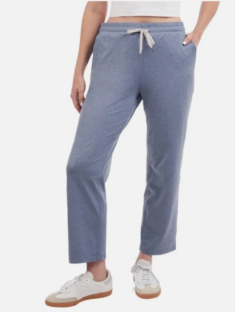 NEW! Kirkland Signature Blue Lightweight Crop Pant Size 3X